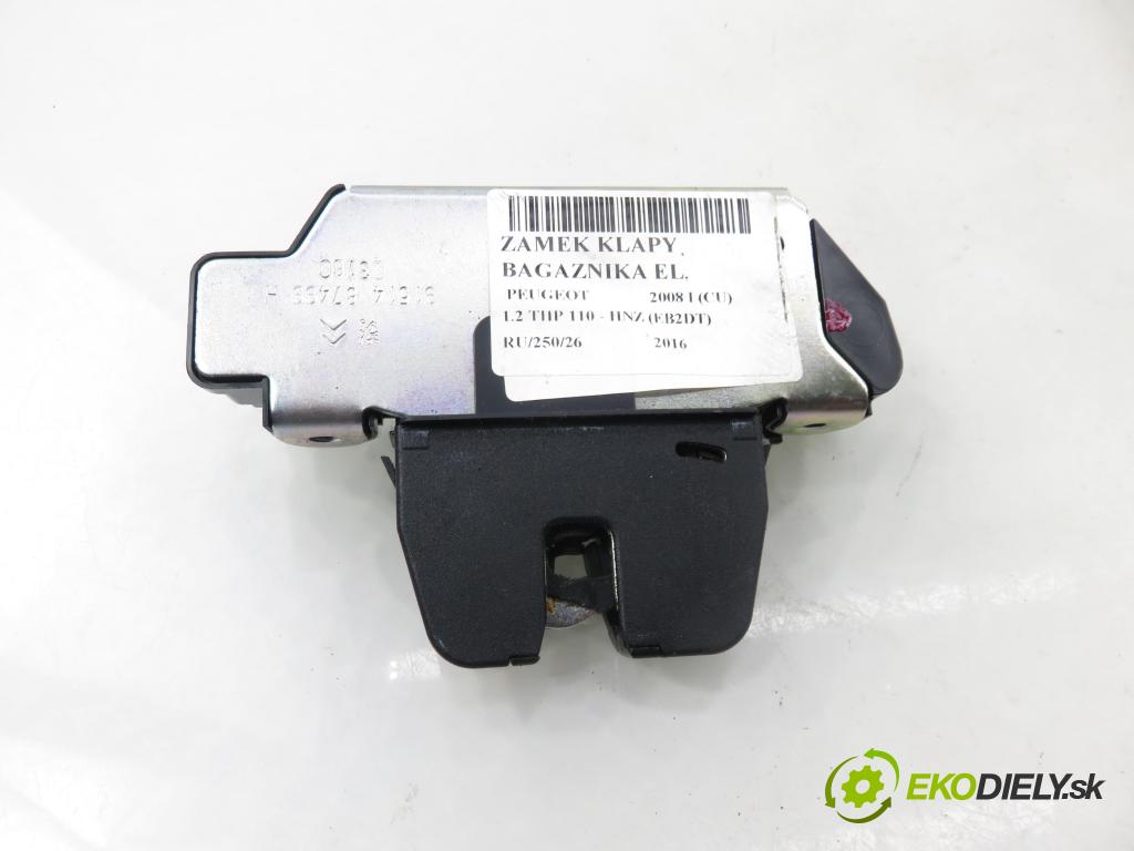 PEUGEOT 2008 I (CU_) CROSSOVER 2016 81,00 1.2 THP 110 - HNZ (EB2DT) 1199,00 zámok dverí kufor EL. 9684648680