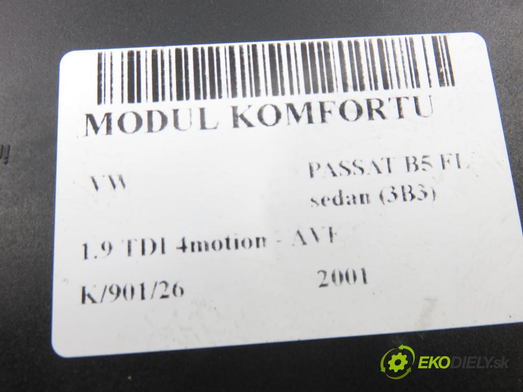 VW PASSAT B5.5 (3B3) SEDAN 2001 96,00 1.9 TDI 4motion - AVF 1896,00 MODUL komfortu 1C0959799B ; 5DK00821400