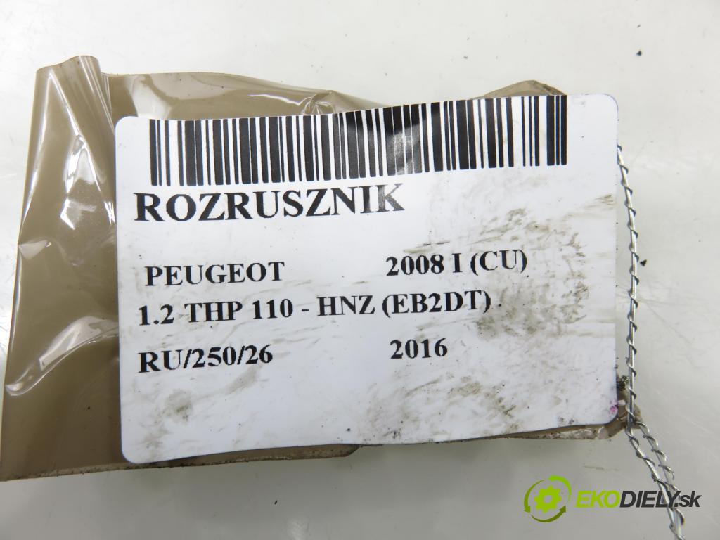 PEUGEOT 2008 I (CU_) CROSSOVER 2016 81,00 1.2 THP 110 - HNZ (EB2DT) 1199,00 Štartér 9674077280 ; ESM18E8 (Štartér)