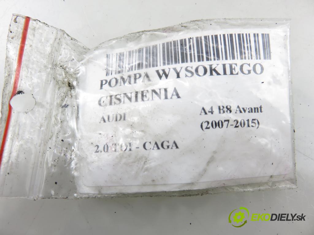 AUDI A4 Avant (8K5, B8) KOMBI 2010 105,00 2.0 TDI - CAGA 1968,00 pumpa vysokého TLAK: 0445010507 ; 03L130755