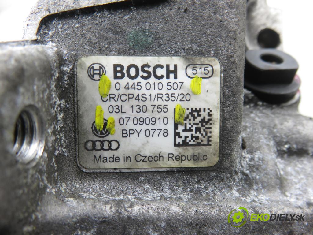 AUDI A4 Avant (8K5, B8) KOMBI 2010 105,00 2.0 TDI - CAGA 1968,00 pumpa vysokého TLAK: 0445010507 ; 03L130755