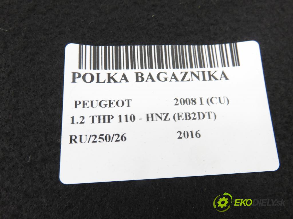 PEUGEOT 2008 I (CU_) CROSSOVER 2016 81,00 1.2 THP 110 - HNZ (EB2DT) 1199,00 POLKA: kufor 9677702380