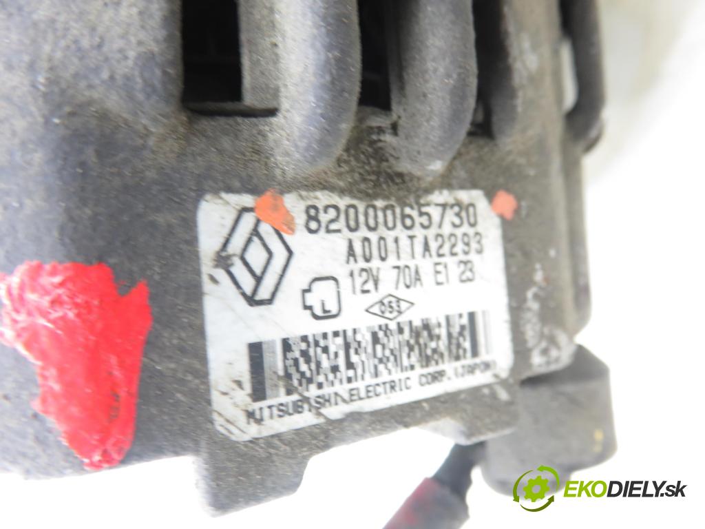 RENAULT CLIO II (BB_, CB_) HB 2001 43,00 1.2 (BB0A, BB0F, BB10, BB1K, BB28, BB2D, BB2H, CB0 1149,00 Alternátor 8200065730 ; A001TA2293 (Alternátor)
