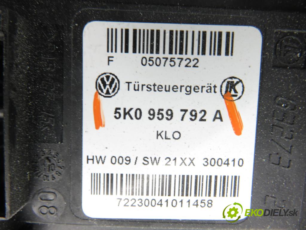 VW SCIROCCO III (137, 138) COUPE 2010 103,00 2.0 TDI - CBDB 1968,00 Mechanizmus okien 3D 5K0959792A ; 1Q0959702H