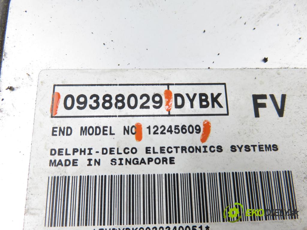 DAEWOO LANOS (KLAT) HB 2004 55,00 1.3 - A14SMS 1349,00 Riadiaca jednotka Motor 09388029 ; 12245609