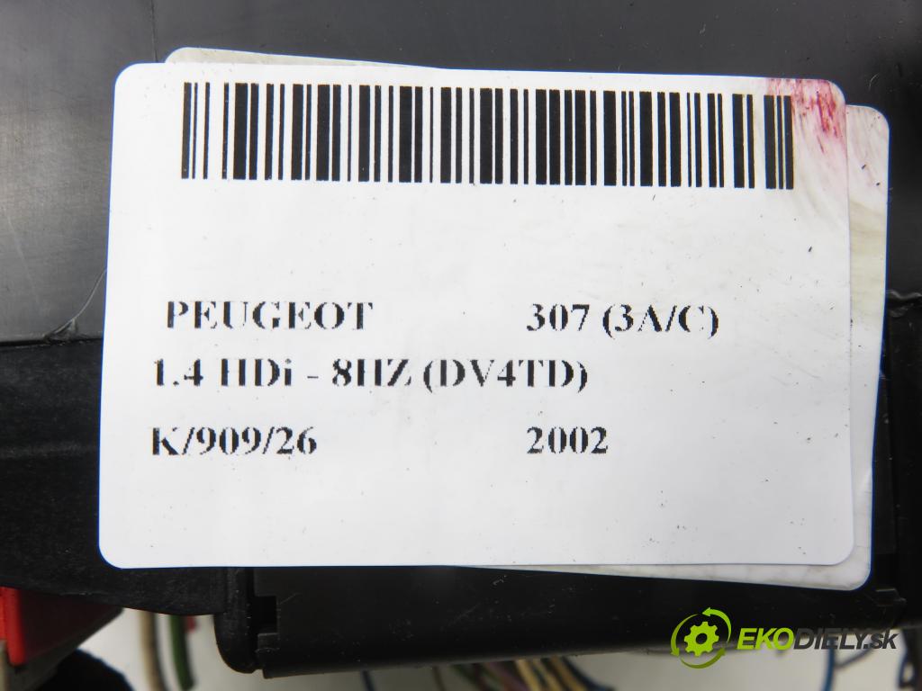 PEUGEOT 307 (3A/C) HB 2002 50,00 1.4 HDi - 8HZ (DV4TD) 1398,00 MODUL BSI 9636760580F ; 9644098180