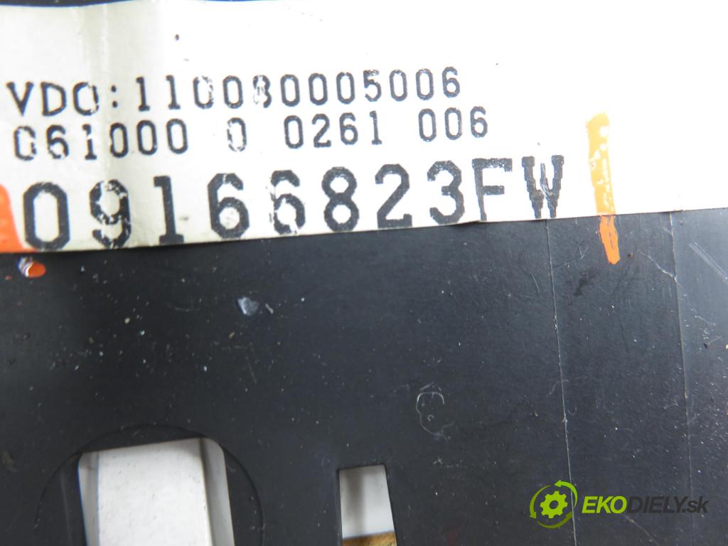 OPEL CORSA C (X01) HB 2000 55,00 1.2 - Z 12 XE 1199,00 Prístrojovka elektrický 09166823FW