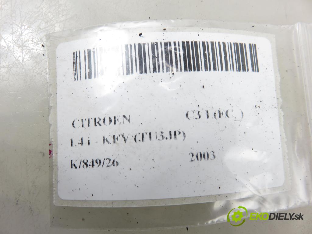 CITROEN C3 I (FC_) HB 2003 54,00 1.4 i - KFV (TU3JP) 1360,00 zapínače pásů PŘEDNÍ: 9639873877 ; 33015055