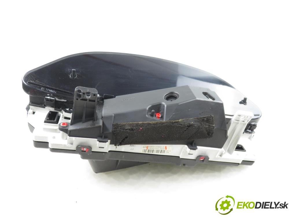 TOYOTA YARIS (_P9_) HB 2008 66,00 1.4 D-4D (NLP90_) - 1ND-TV 1364,00 Prístrojovka elektrický 838000D690D ; MB4573003206