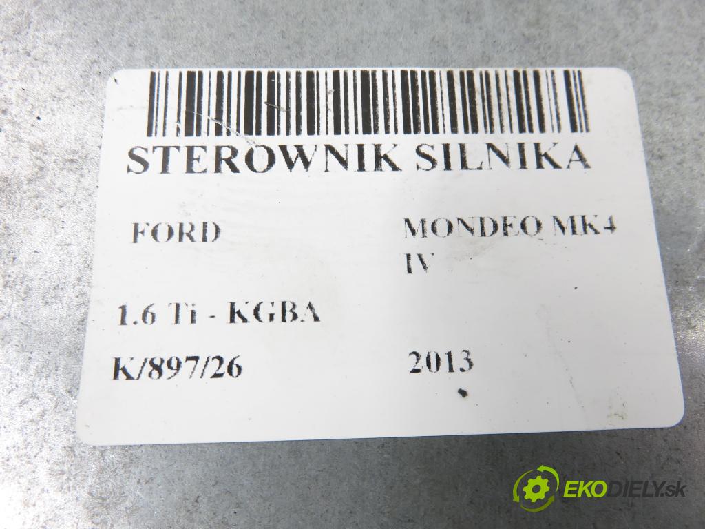 FORD MONDEO IV (BA7) LIFTBACK 2013 88,00 1.6 Ti - KGBA 1596,00 Riadiaca jednotka Motor BG9112A650MC ; S180016004C