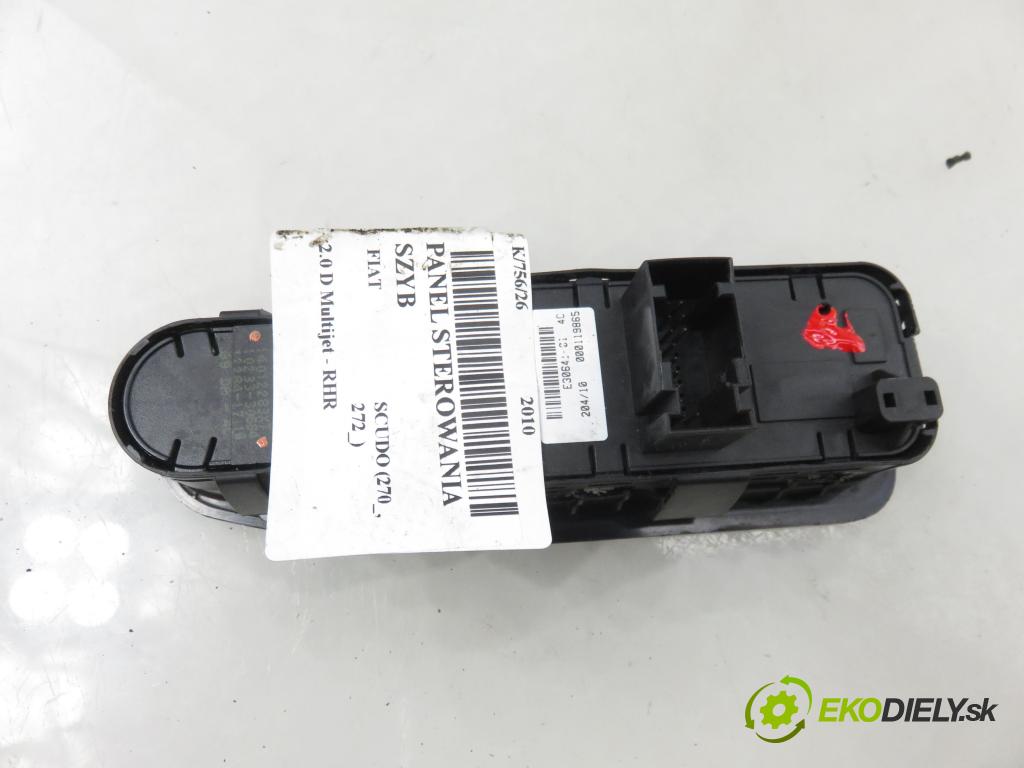 FIAT SCUDO (270_, 272_) BUS 2010 100,00 2.0 D Multijet - RHR 1997,00 Panel ovládaní oken 14012283XT