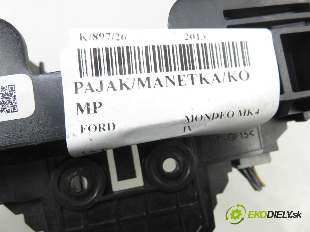 FORD MONDEO IV (BA7) LIFTBACK 2013 88,00 1.6 Ti - KGBA 1596,00 páčka/prepínač AG9T13N064DF