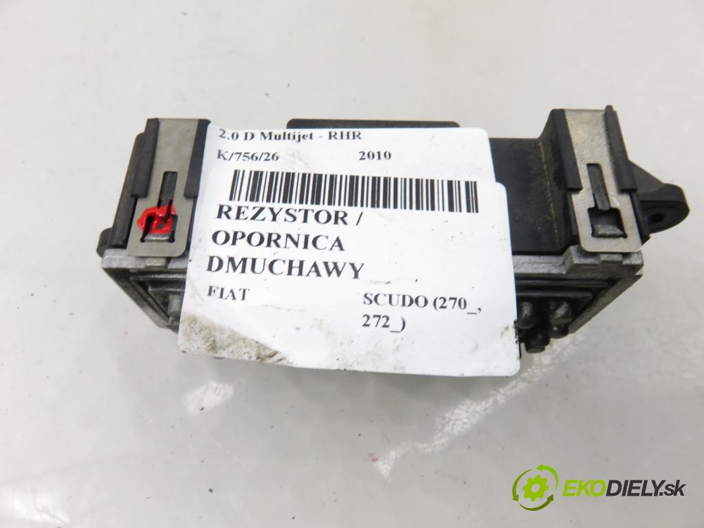 FIAT SCUDO (270_, 272_) BUS 2010 100,00 2.0 D Multijet - RHR 1997,00 rezistor / reostat kúrenia F011500015 ; 9654652480
