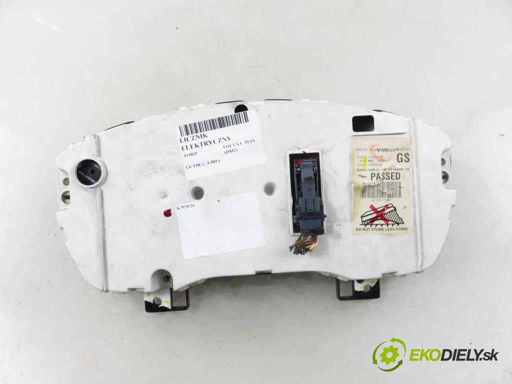 FORD FOCUS C-MAX (DM2) MINIVAN 2007 80,00 1.6 TDCi - G8DA 1560,00 Prístrojovka elektrický 4M5T10849GS