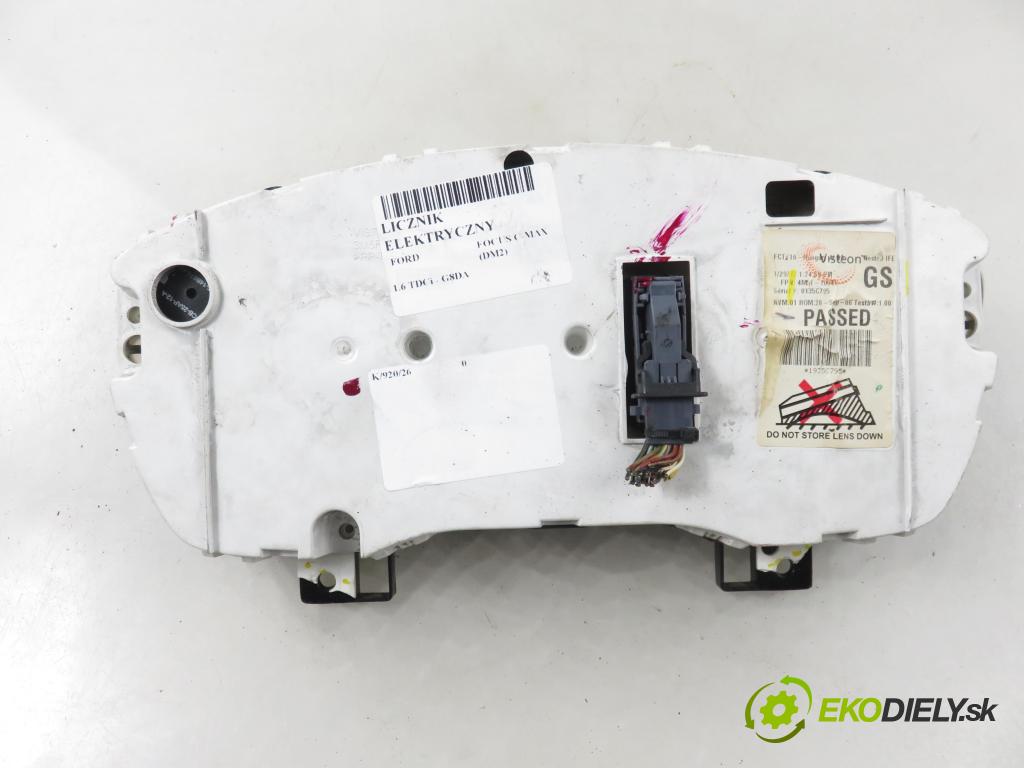 FORD FOCUS C-MAX (DM2) MINIVAN 2007 80,00 1.6 TDCi - G8DA 1560,00 Prístrojovka elektrický 4M5T10849GS