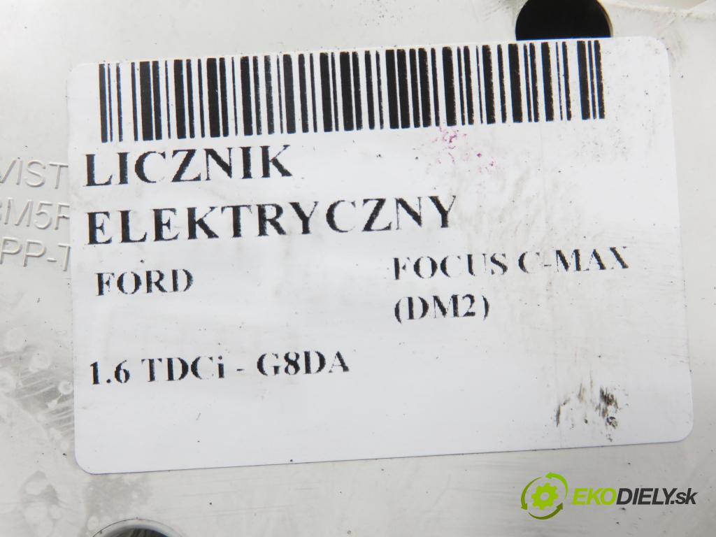 FORD FOCUS C-MAX (DM2) MINIVAN 2007 80,00 1.6 TDCi - G8DA 1560,00 Prístrojovka elektrický 4M5T10849GS