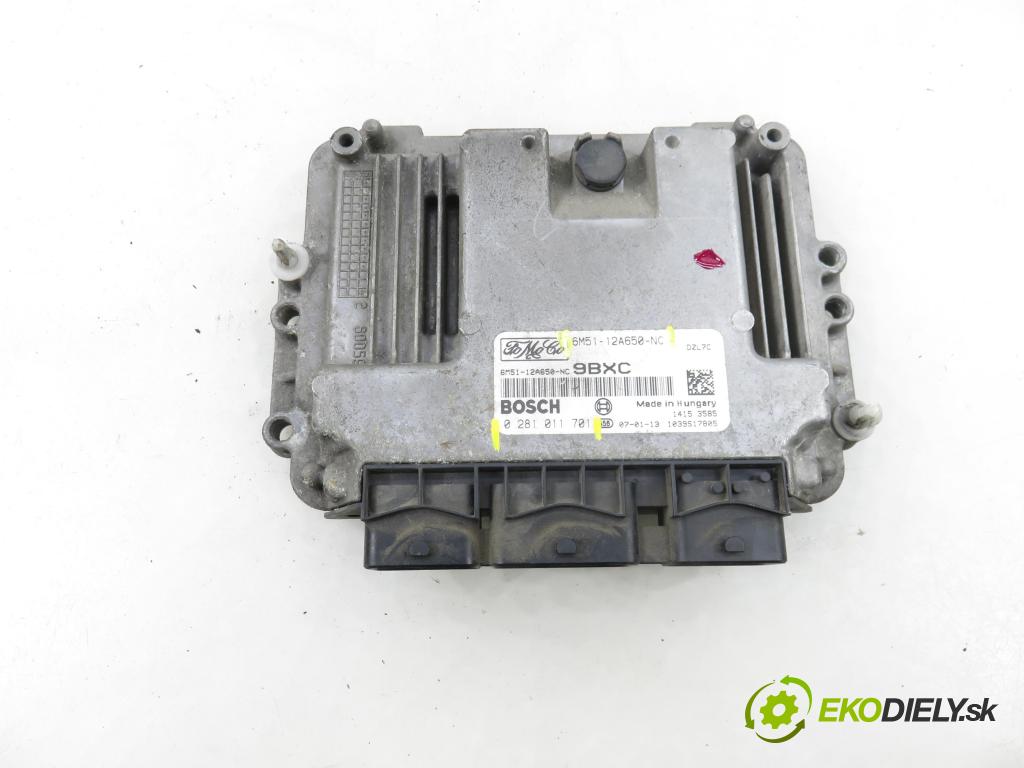 FORD FOCUS C-MAX (DM2) MINIVAN 2007 80,00 1.6 TDCi - G8DA 1560,00 řídící jednotka motora 6M5112A650NC ; 0281011701