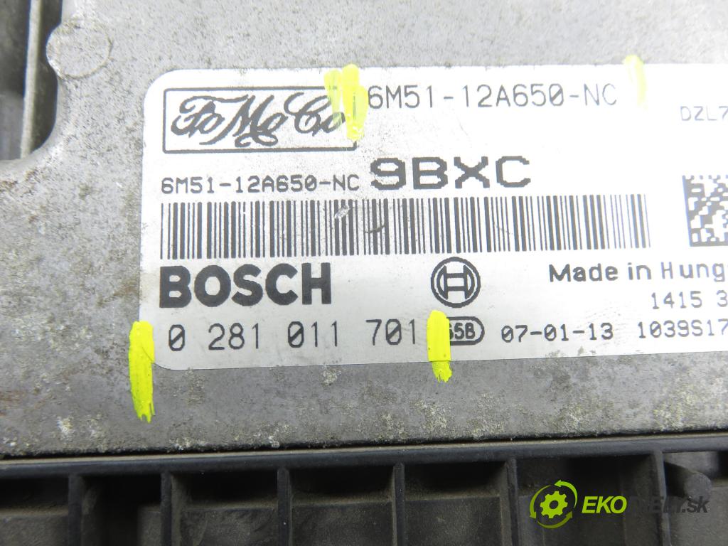 FORD FOCUS C-MAX (DM2) MINIVAN 2007 80,00 1.6 TDCi - G8DA 1560,00 řídící jednotka motora 6M5112A650NC ; 0281011701