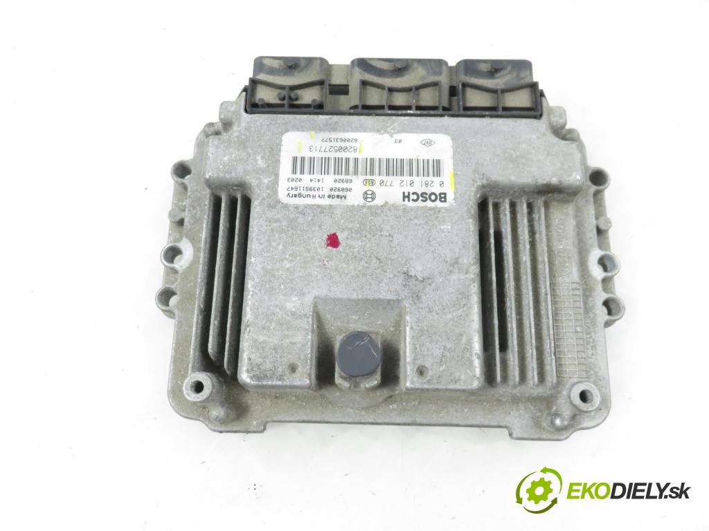 RENAULT LAGUNA II Grandtour (KG0/1_) KOMBI 2006 0,00 1.9 dCi (KG12) - F9Q 758 1870,00 Riadiaca jednotka Motor 0281012770 ; 8200527713 ; 8200631577