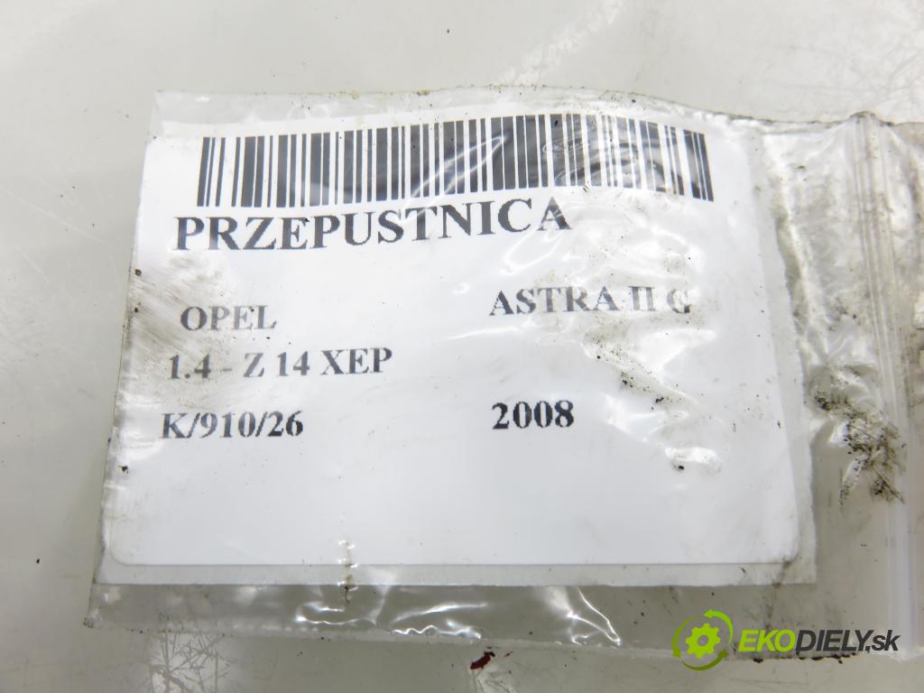 OPEL ASTRA G liftback (T98) HB 2008 66,00 1.4 - Z 14 XEP 1364,00 škrtíci klapka 24420536 ; 0280750133 (Škrticí klapka)
