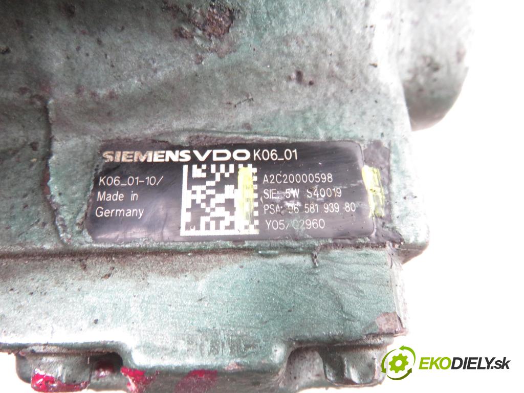 FORD FOCUS II (DA_, HCP) HB 2005 100,00 2.0 TDCi - G6DD 1997,00 Pumpa vysokého tlaku 9658193980 ; 5WS40019 ; A2C20000598