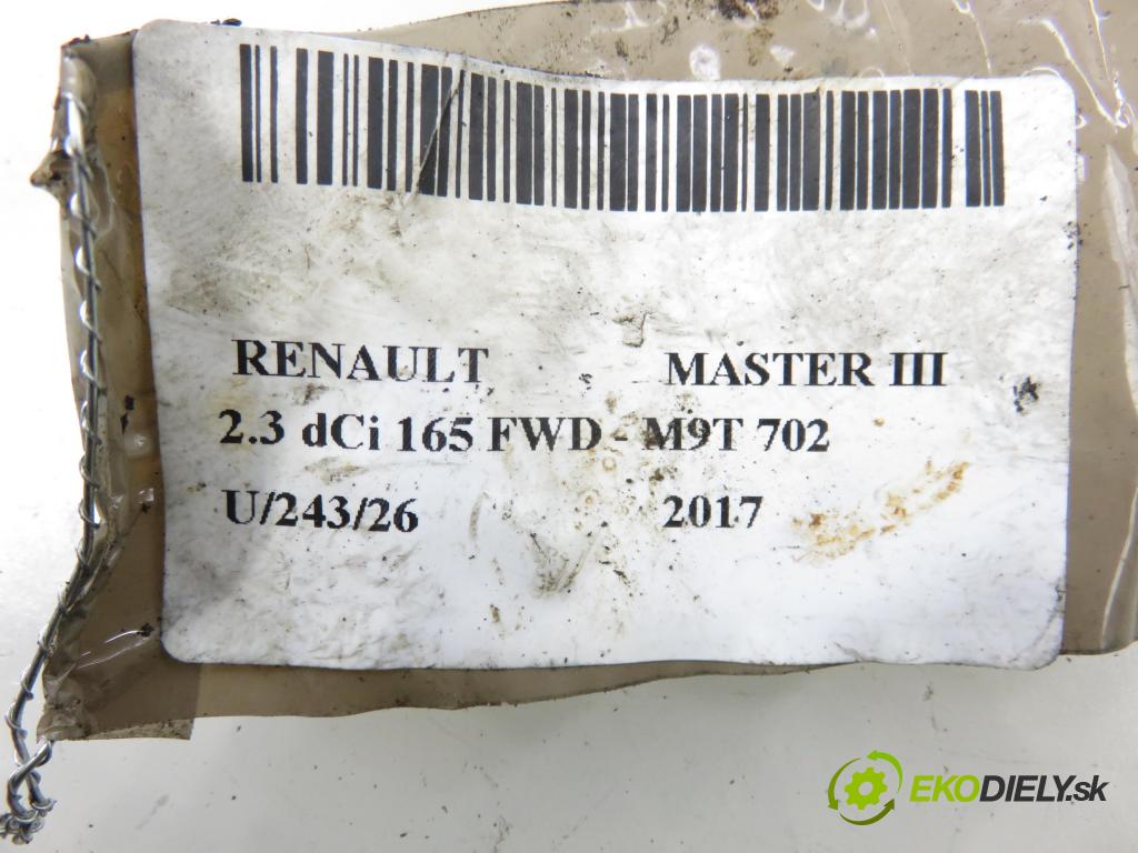 RENAULT MASTER III Platforma / podwozie (EV, HV, UV) KABINA/PLATFORMA 2017 120,00 2.3 dCi 165 FWD - M9T 702 2298,00 rúrka paliva 166392934R