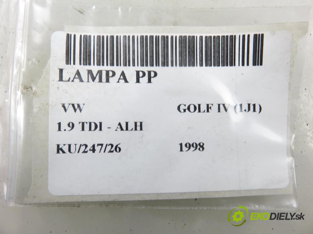 VW GOLF IV (1J1) HB 1998 66,00 1.9 TDI 90 - ALH 1896,00 Svetlo PP 1J1941016C