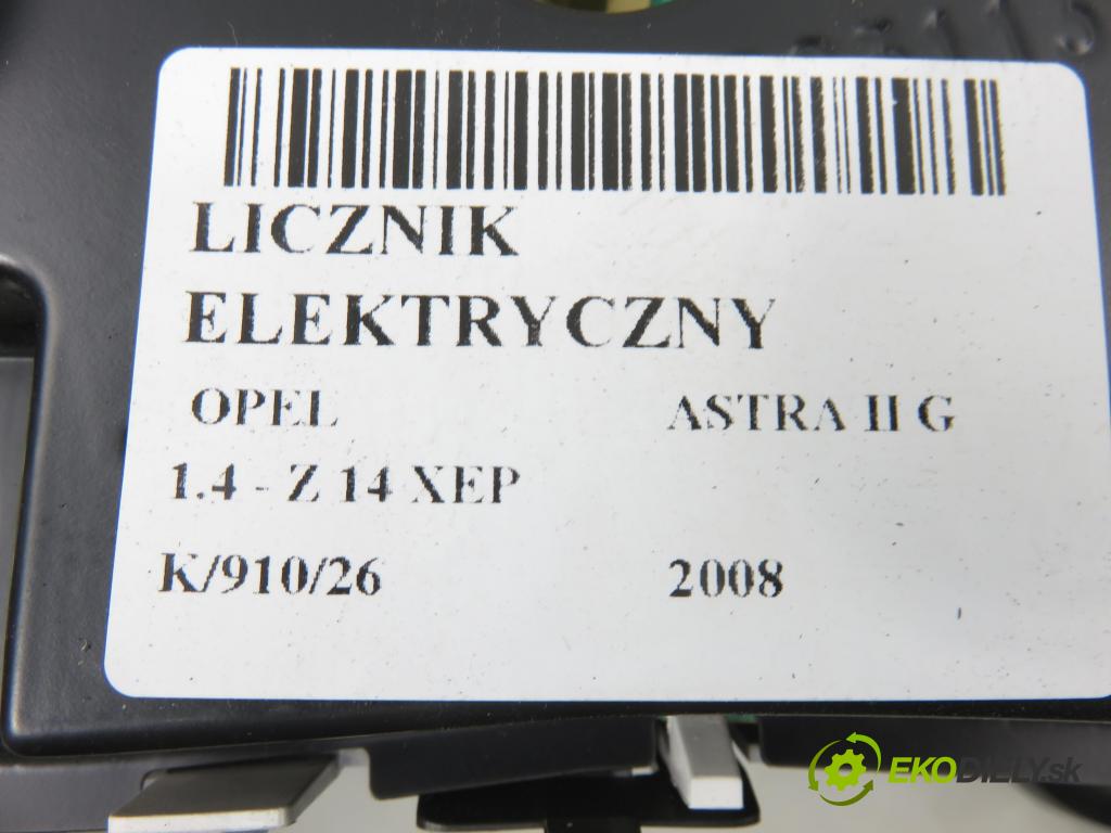 OPEL ASTRA G liftback (T98) HB 2008 66,00 1.4 - Z 14 XEP 1364,00 prístrojovka elektrický 24451504ZL