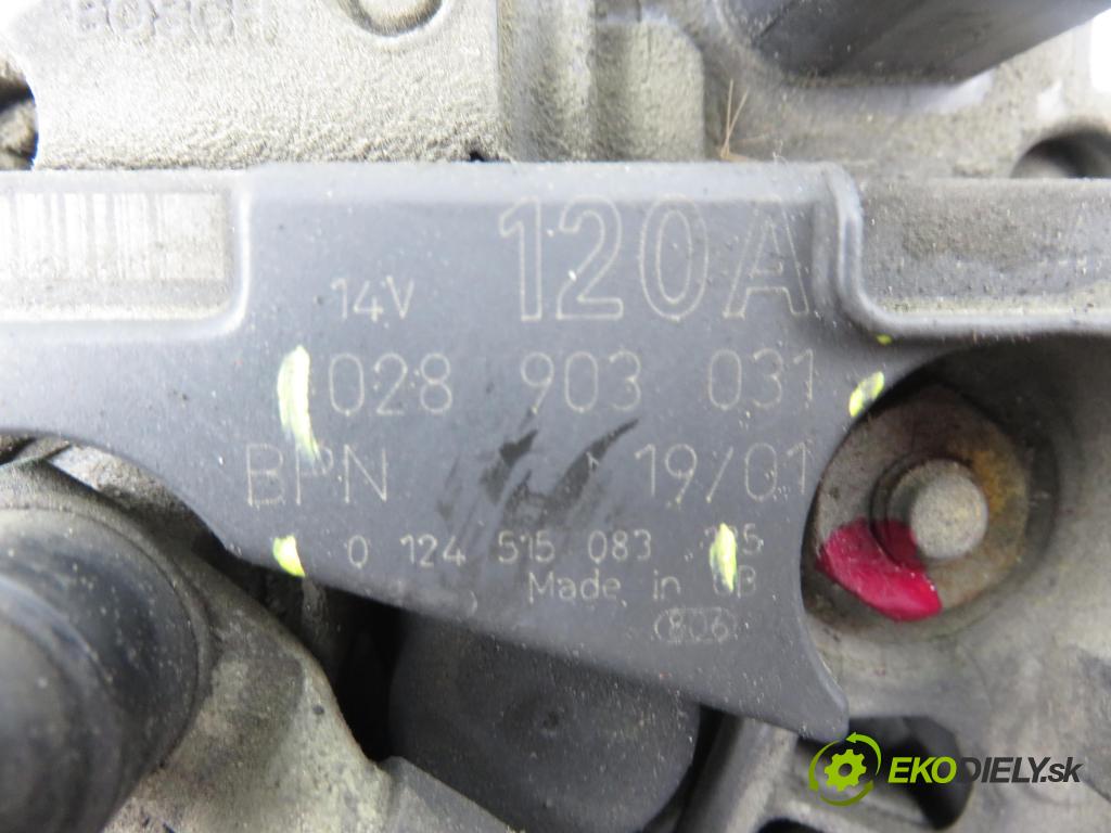 VW PASSAT B5.5 (3B3) SEDAN 2001 96,00 1.9 TDI 4motion - AVF 1896,00 Alternátor 028903031 ; 0124515083 (Alternátor)