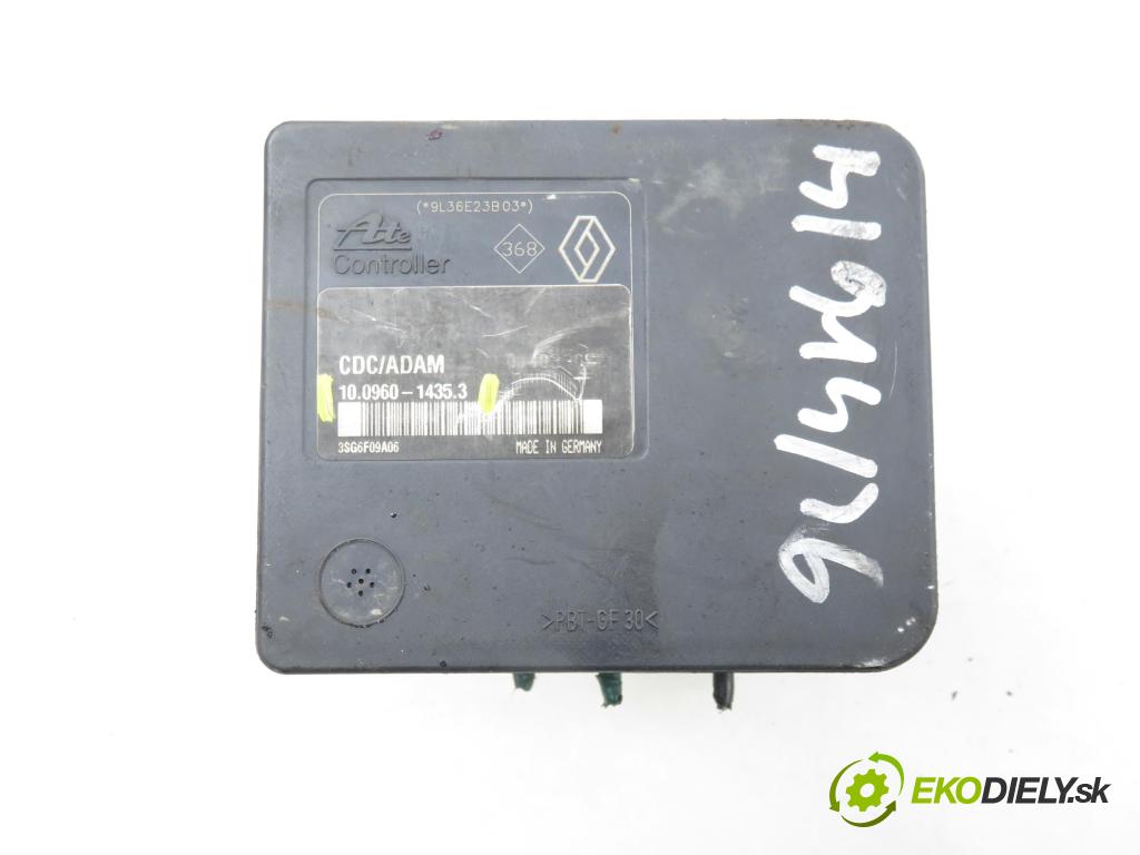RENAULT LAGUNA II Grandtour (KG0/1_) KOMBI 2006 0,00 1.9 dCi (KG12) - F9Q 758 1870,00 Pumpa ABS 10096014353 (Pumpa ABS)