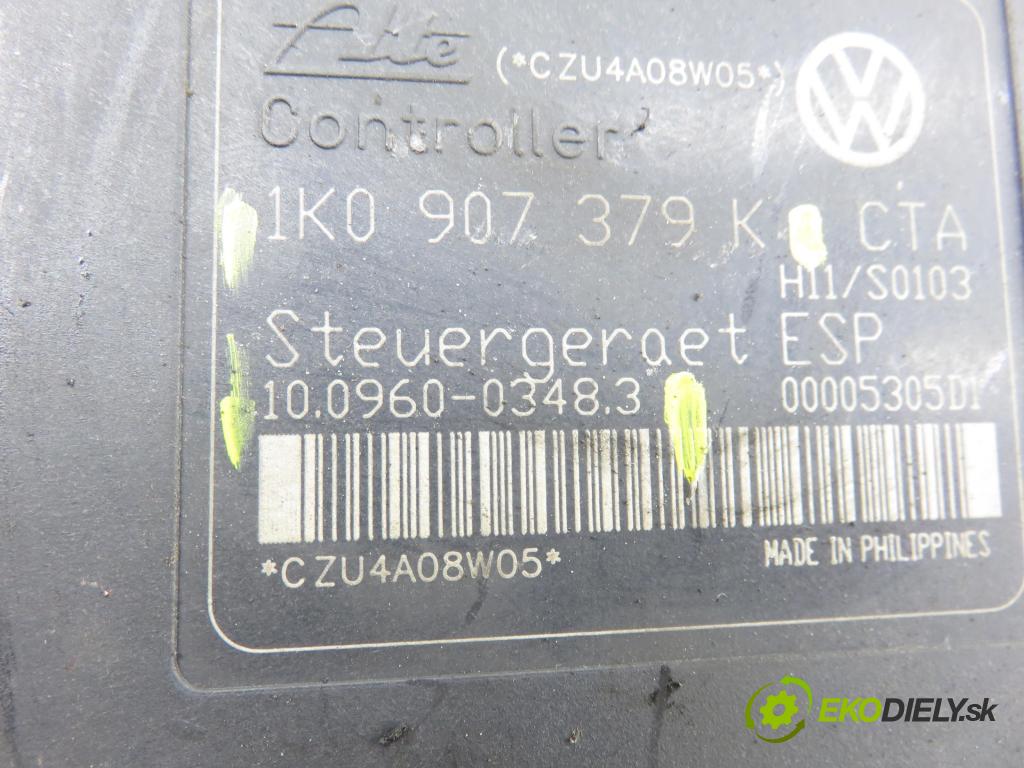 VW TOURAN (1T1, 1T2) MINIVAN 2004 74,00 1.9 TDI PD 100 - AVQ 1896,00 Pumpa ABS 1K0907379K ; 10096003483 ; 1K0614517H (Pumpa ABS)