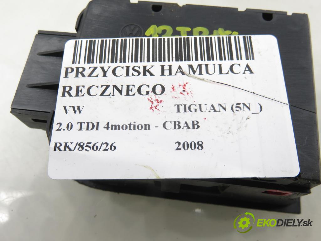 VW TIGUAN (5N_) SUV 2008 103,00 2.0 TDI 4motion - CBAB 1968,00 vypínač brzdy MANUÁL 5N0927225XSJ