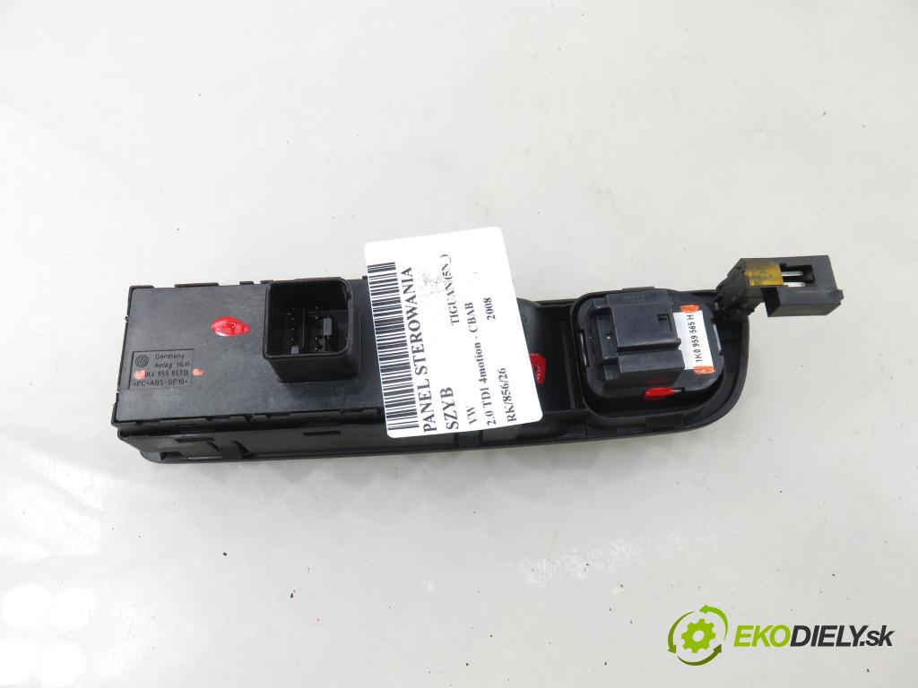 VW TIGUAN (5N_) SUV 2008 103,00 2.0 TDI 4motion - CBAB 1968,00 Panel ovládaní oken 1K4959857B ; 1K0959565H