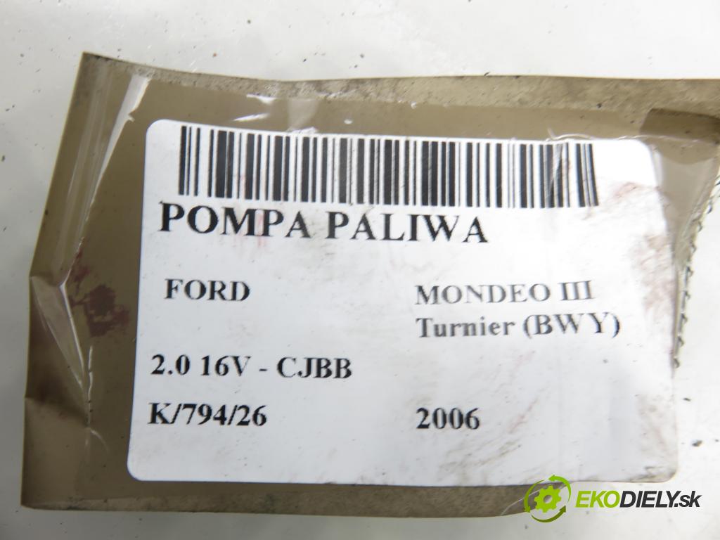 FORD MONDEO III Turnier (BWY) KOMBI 2006 107,00 2.0 16V - CJBB 1999,00 Pumpa paliva 5S71EA9H307