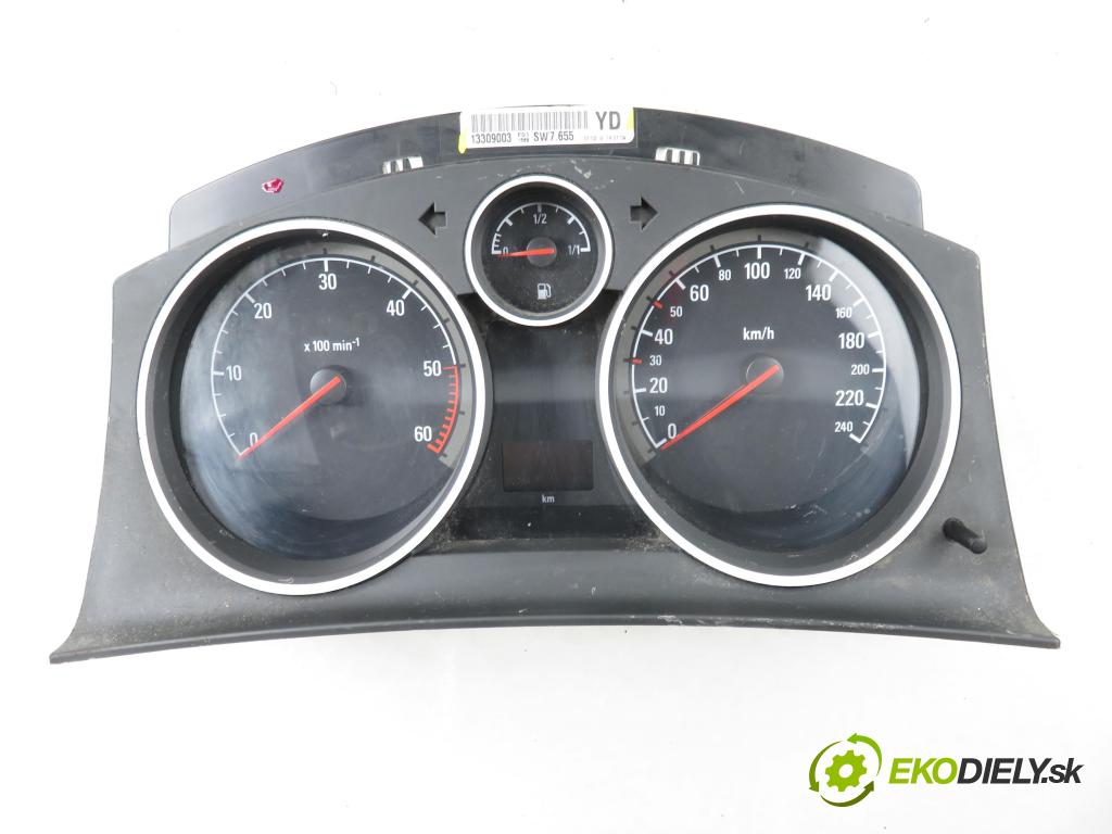 OPEL ASTRA H Kombi (A04) KOMBI 2009 81,00 1.7 CDTI - Z 17 DTJ 1686,00 prístrojovka elektrický 13309003YD ; 13309003