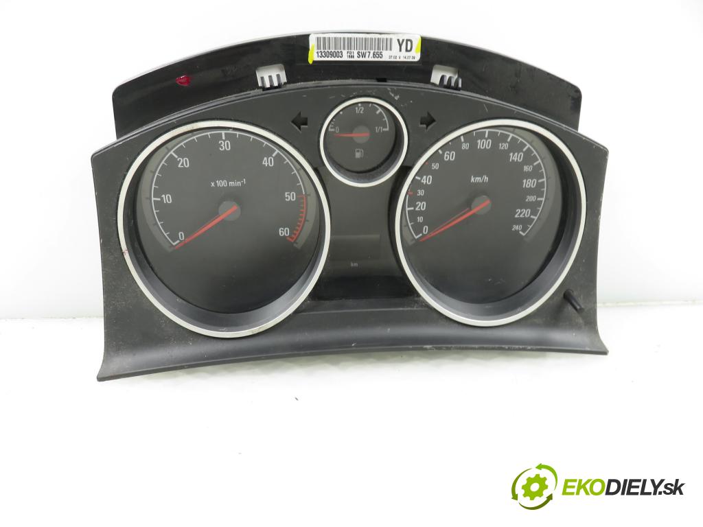 OPEL ASTRA H Kombi (A04) KOMBI 2009 81,00 1.7 CDTI - Z 17 DTJ 1686,00 Prístrojovka elektrický 13309003YD ; 13309003