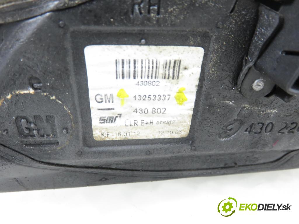 OPEL ASTRA H Kombi (A04) KOMBI 2009 81,00 1.7 CDTI - Z 17 DTJ 1686,00 Spätné zrkadlo 13253337
