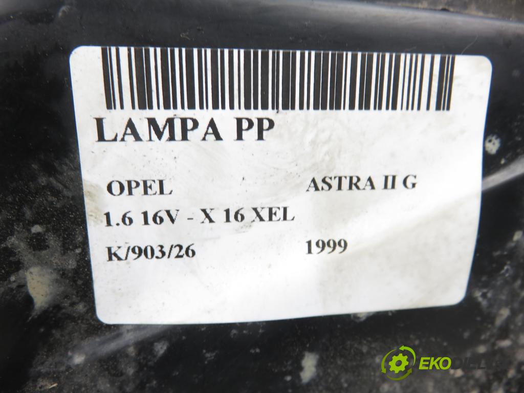 OPEL ASTRA G liftback (T98) HB 1999 74,00 1.6 16V - X 16 XEL 1598,00 světlo PP