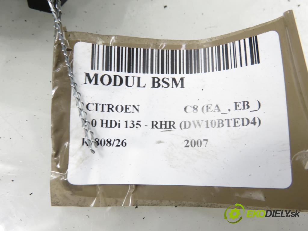 CITROEN C8 (EA_, EB_) MINIVAN 2007 100,00 2.0 HDi 135 - RHR (DW10BTED4) 1997,00 MODUL BSM S118983004Q ; 9661682780