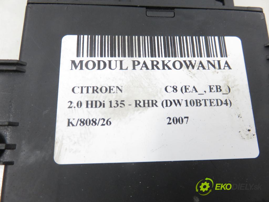 CITROEN C8 (EA_, EB_) MINIVAN 2007 100,00 2.0 HDi 135 - RHR (DW10BTED4) 1997,00 MODUL 9661496880 ; 601990