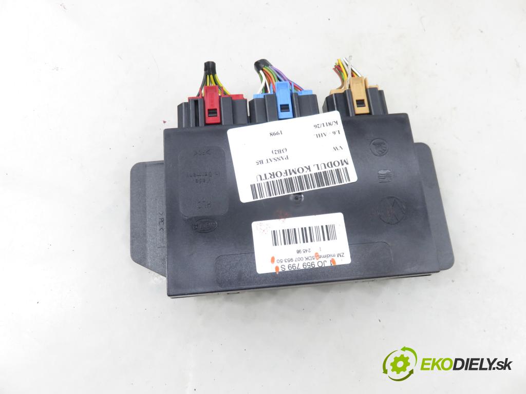 VW PASSAT B5 (3B2) SEDAN 1998 74,00 1.6 - AHL 1595,00 MODUL komfortu 1J0959799S ; 5DK00795350