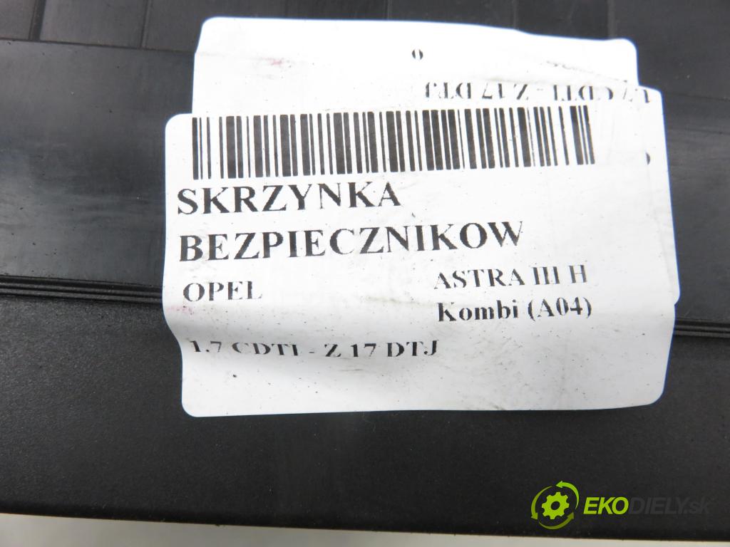 OPEL ASTRA H Kombi (A04) KOMBI 2009 81,00 1.7 CDTI - Z 17 DTJ 1686,00 MODUL BSI 13206748GU ; 5DK00866848