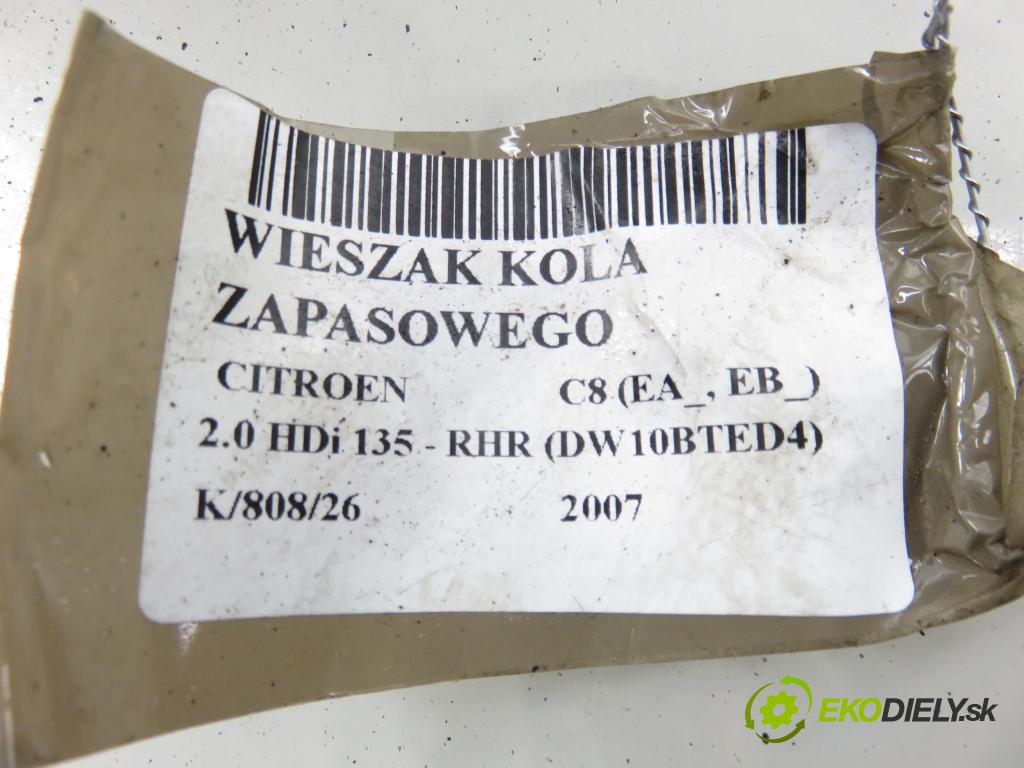 CITROEN C8 (EA_, EB_) MINIVAN 2007 100,00 2.0 HDi 135 - RHR (DW10BTED4) 1997,00 Vešiak: KOLA: ZÁLOHOVANIE: 9649104080 ; 9648236680 ; 9663376077