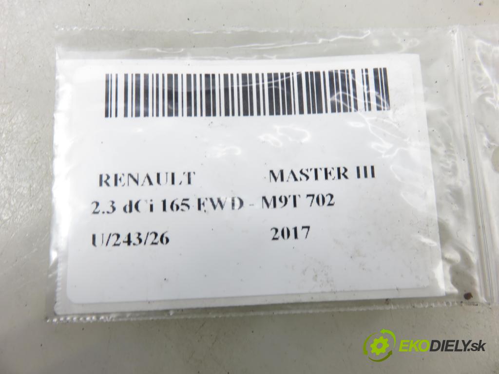 RENAULT MASTER III Platforma / podwozie (EV, HV, UV) KABINA/PLATFORMA 2017 120,00 2.3 dCi 165 FWD - M9T 702 2298,00 BALÍČEK: elektrická 240544488R