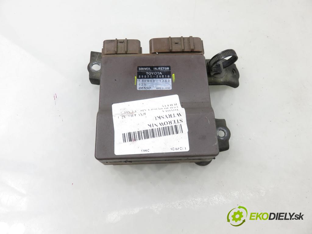 TOYOTA RAV 4 II (_A2_) SUV 2003 85,00 2.0 D-4D 4WD (CLA20_, CLA21_) - 1CD-FTV 1995,00 Riadiaca jednotka vstreku 898712601 ; 1310001280