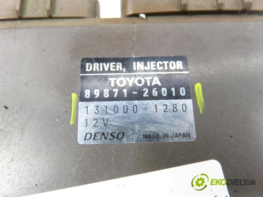 TOYOTA RAV 4 II (_A2_) SUV 2003 85,00 2.0 D-4D 4WD (CLA20_, CLA21_) - 1CD-FTV 1995,00 Riadiaca jednotka vstreku 898712601 ; 1310001280