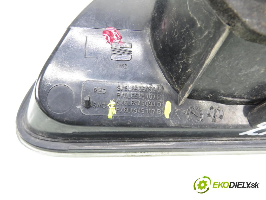 SEAT IBIZA III (6L1) HB 2005 74,00 1.4 16V - AUB 1390,00 Svetlo ľavé zadné kufor 6L6945093D ; 6L6945107B