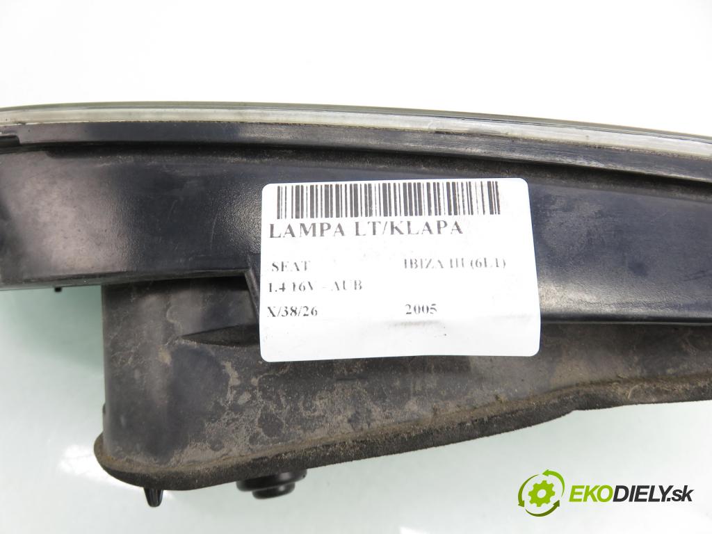 SEAT IBIZA III (6L1) HB 2005 74,00 1.4 16V - AUB 1390,00 Svetlo ľavé zadné kufor 6L6945093D ; 6L6945107B