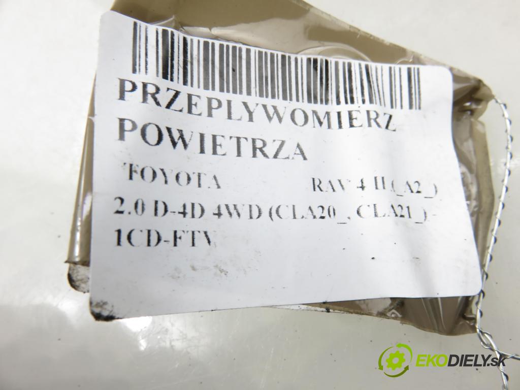 TOYOTA RAV 4 II (_A2_) SUV 2003 85,00 2.0 D-4D 4WD (CLA20_, CLA21_) - 1CD-FTV 1995,00 váha vzduchu vzduchu 2220427010 ; AFH70M23