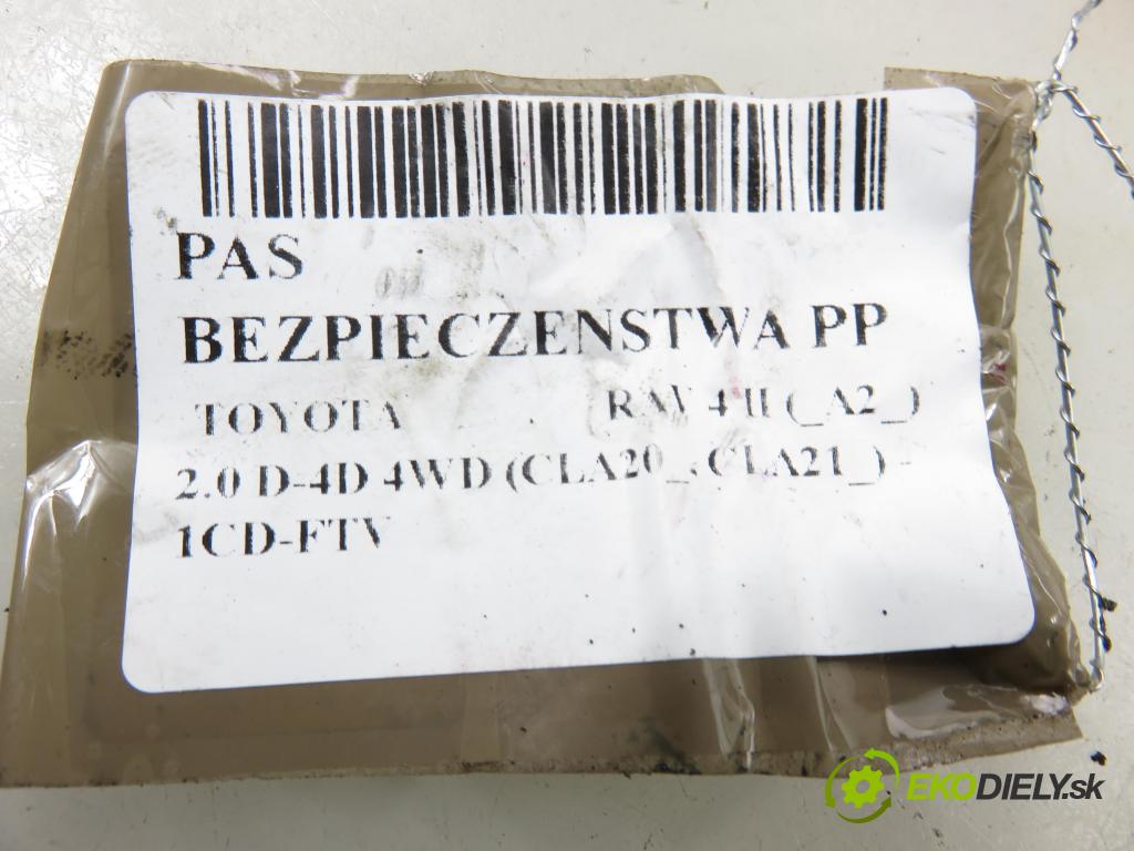 TOYOTA RAV 4 II (_A2_) SUV 2003 85,00 2.0 D-4D 4WD (CLA20_, CLA21_) - 1CD-FTV 1995,00 Držiak bezpečnostný PP 7L7040P